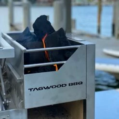 Tagwood BBQ 50-Inch Freestanding Stainless Steel Santa Maria Argentine Charcoal Grill With Lid 15 Tagwood BBQ 50-Inch Freestanding Stainless Steel Santa Maria Argentine Charcoal Grill With Lid -BBQDIRECT Shop Tagwood BBQ Freestanding Stainless Santa Maria Argentine Charcoal Grill BBQ01SS Lifestyle Charcoal Box
