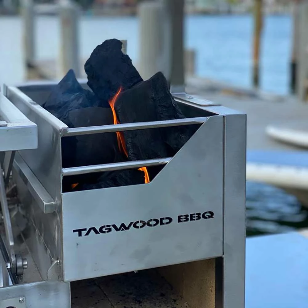 Tagwood BBQ 50-Inch Freestanding Stainless Steel Santa Maria Argentine Charcoal Grill With Lid 6 Tagwood BBQ 50-Inch Freestanding Stainless Steel Santa Maria Argentine Charcoal Grill With Lid - Image 4