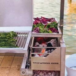 Tagwood BBQ 50-Inch Freestanding Stainless Steel Santa Maria Argentine Charcoal Grill With Lid 13 Tagwood BBQ 50-Inch Freestanding Stainless Steel Santa Maria Argentine Charcoal Grill With Lid -BBQDIRECT Shop Tagwood BBQ Freestanding Stainless Santa Maria Argentine Charcoal Grill BBQ01SS Lifestyle Charcoal Cooking