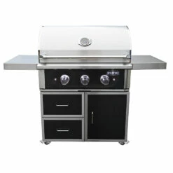 Wildfire Ranch Pro 30-Inch Black 304 Stainless Steel Freestanding Propane Gas Grill