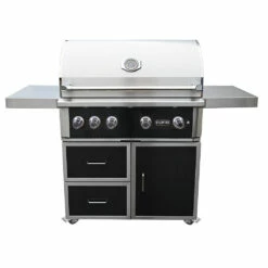 Wildfire Ranch Pro 42-Inch Black 304 Stainless Steel Freestanding Natural Gas Grill