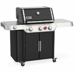 Weber Grills Genesis E-335 Propane Gas Grill With Sear Burner & Side Burner - Black -BBQDIRECT Shop Weber GENESIS 35410001 E 335 Propane Gas Grill with Sear Burner Side Burner Black angled