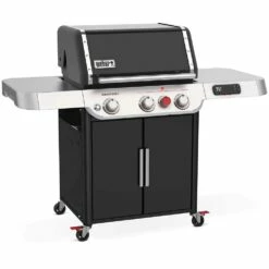 Weber Grills Genesis EX-325s Propane Gas Smart Grill With Sear Burner - Black 13 Weber Grills Genesis EX-325s Propane Gas Smart Grill With Sear Burner - Black -BBQDIRECT Shop Weber GENESIS 35510001 EX 325s Propane Gas Smart Grill with Sear Burner Black angled