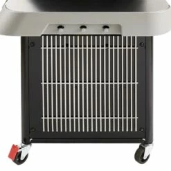 Weber Grills Genesis S-435 Propane Gas Grill With Sear Burner & Side Burner - Stainless Steel -BBQDIRECT Shop Weber GENESIS 36400001 S 435 Propane Gas Grill with Sear Burner Side Burner Stainless Steel cooking grate storage 1