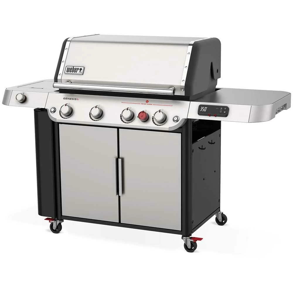 Weber Grills Genesis SPX-435 Propane Gas Smart Grill With Sear Burner & Side Burner - Stainless Steel 5 Weber Grills Genesis SPX-435 Propane Gas Smart Grill With Sear Burner & Side Burner - Stainless Steel - Image 3