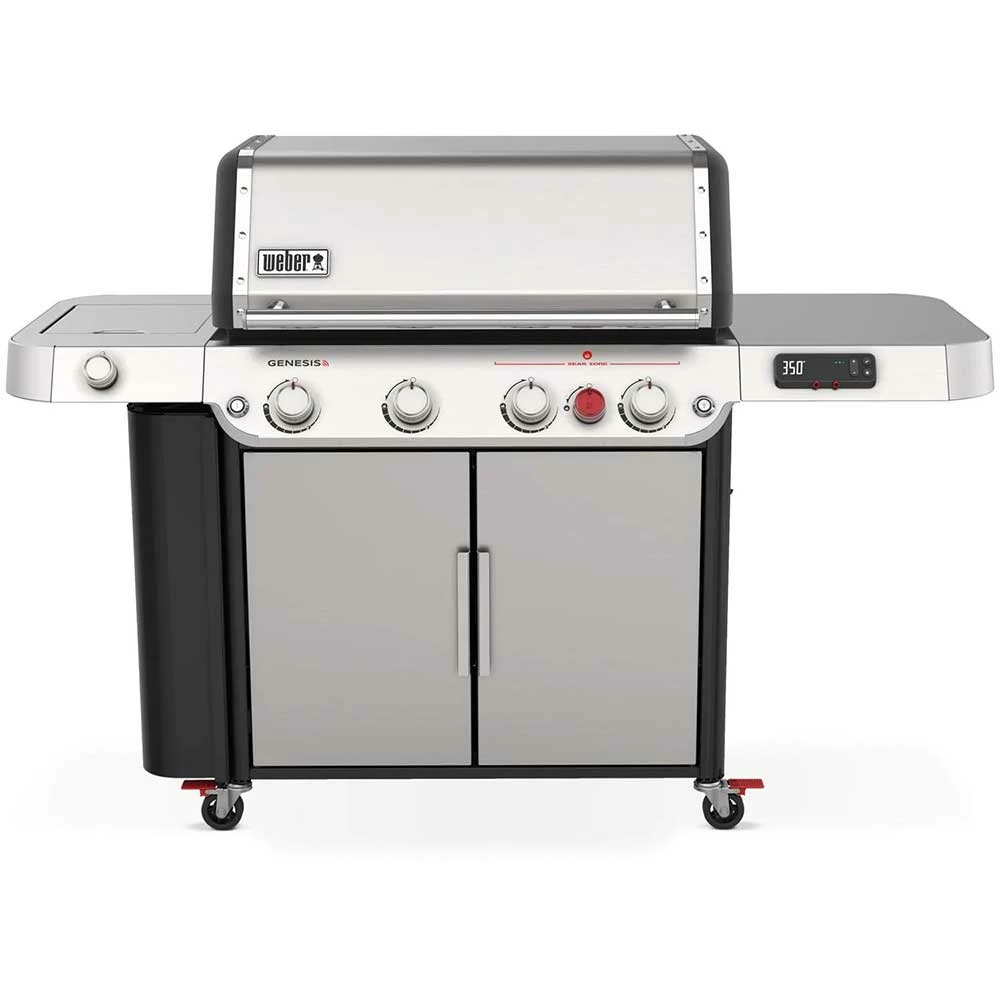 Weber Grills Genesis SPX-435 Propane Gas Smart Grill With Sear Burner & Side Burner - Stainless Steel 3 Weber Grills Genesis SPX-435 Propane Gas Smart Grill With Sear Burner & Side Burner - Stainless Steel