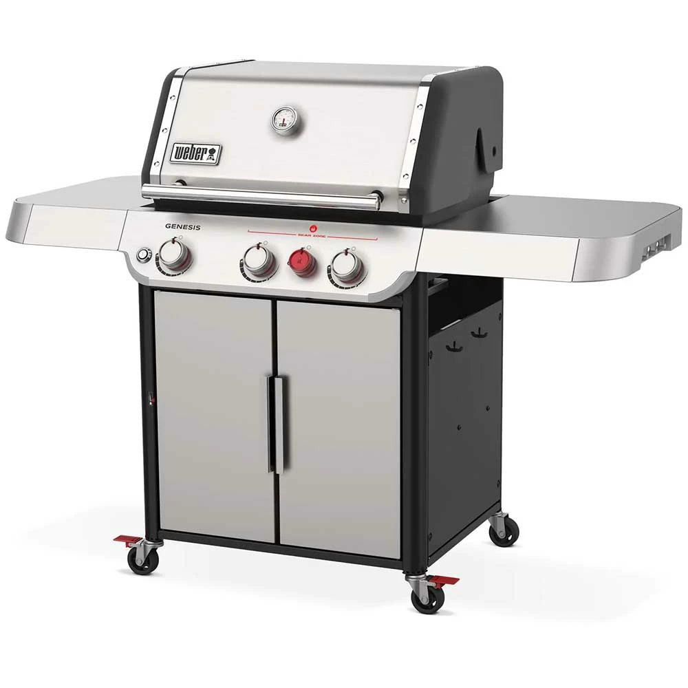 Weber Grills Genesis S-325s Natural Gas Grill With Sear Burner - Stainless Steel 5 Weber Grills Genesis S-325s Natural Gas Grill With Sear Burner - Stainless Steel - Image 3