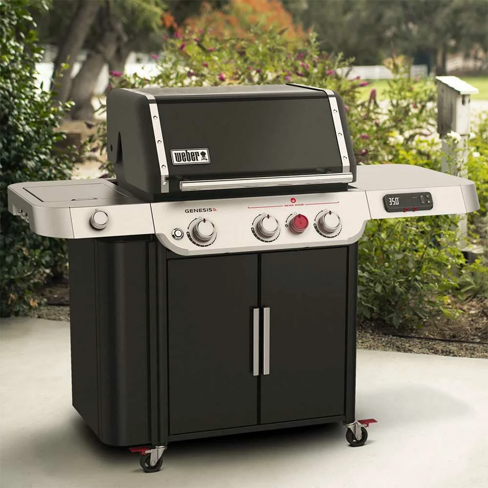 Weber Grills Genesis EX-335 Natural Gas Smart Grill With Sear Burner & Side Burner - Black 6 Weber Grills Genesis EX-335 Natural Gas Smart Grill With Sear Burner & Side Burner - Black - Image 4