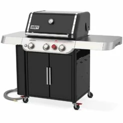Weber Grills Genesis SI-E-330 Special Edition Propane Gas Grill With Sear Burner & Smoker Box - Black 14 Weber Grills Genesis SI-E-330 Special Edition Propane Gas Grill With Sear Burner & Smoker Box - Black -BBQDIRECT Shop Weber GENESIS 37913501 SI E 330 Special Edition Natural Gas Grill with Sear Burner Smoker Box Black angled 2