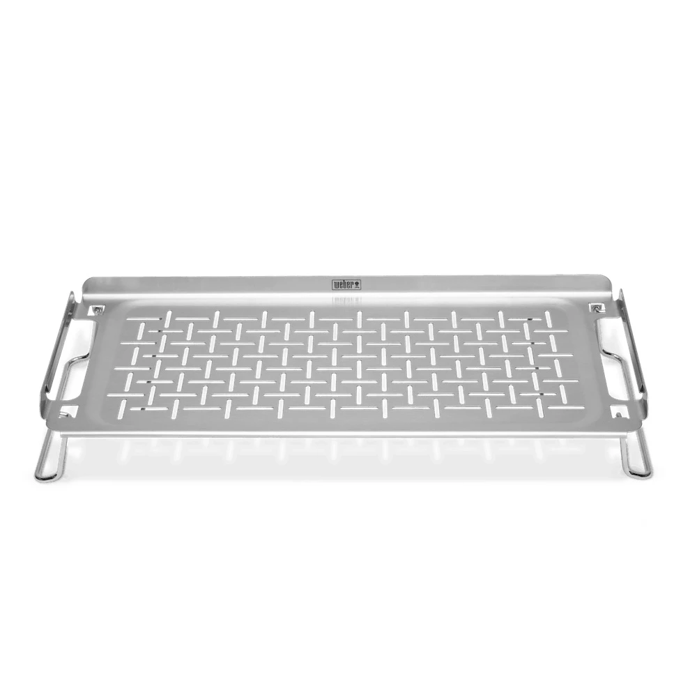 Weber Grills 16-Inch Stainless Steel Griddle Warming Rack 6 Weber Grills 16-Inch Stainless Steel Griddle Warming Rack - Image 4