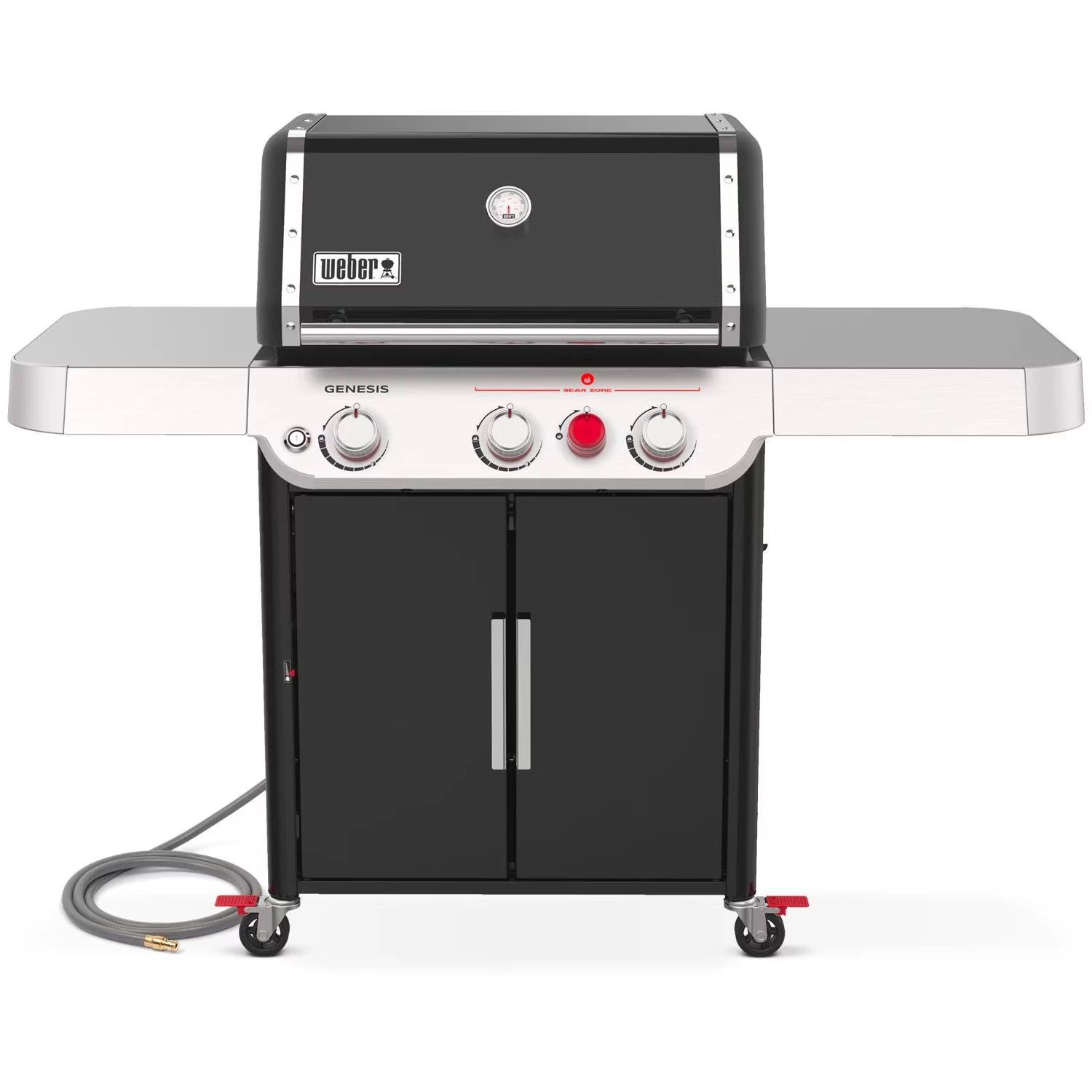 Weber Grills Genesis E-325s Natural Gas Grill With Sear Burner - Black 3 Weber Grills Genesis E-325s Natural Gas Grill With Sear Burner - Black
