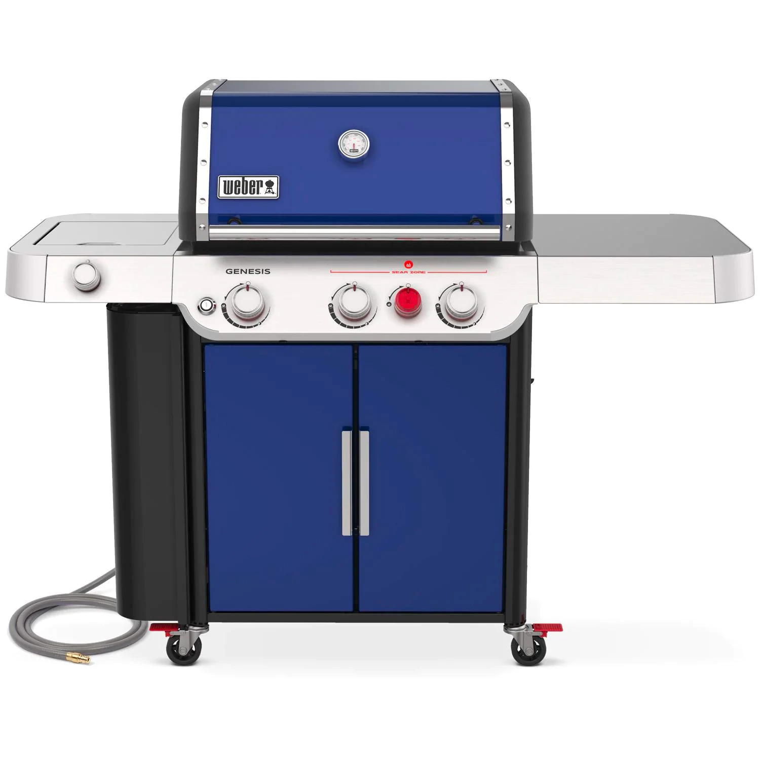 Weber Grills Genesis E-335 Natural Gas Grill With Sear Burner & Side Burner - Deep Ocean Blue 3 Weber Grills Genesis E-335 Natural Gas Grill With Sear Burner & Side Burner - Deep Ocean Blue
