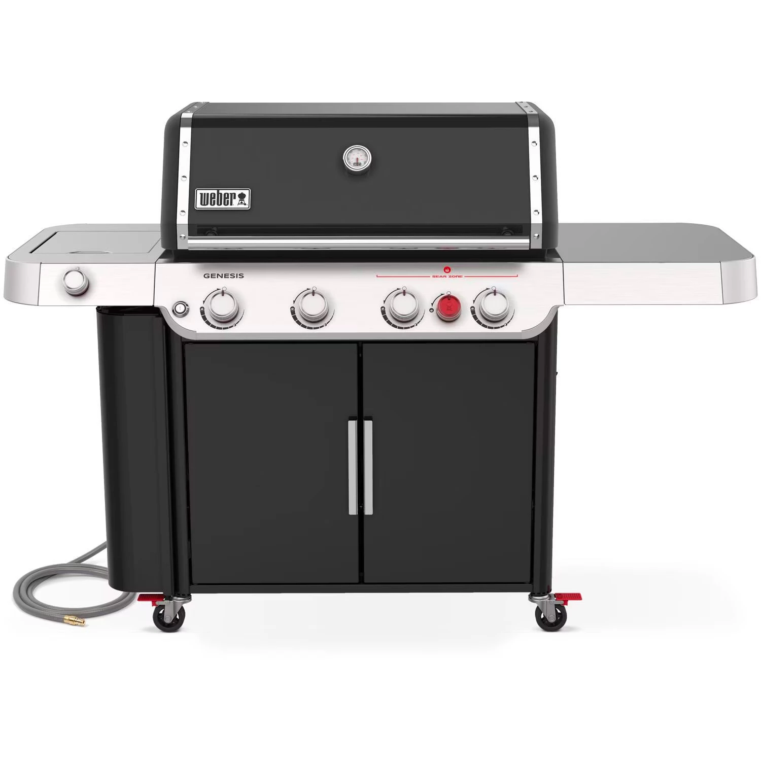 Weber Grills Genesis E-435 Natural Gas Grill With Sear Burner & Side Burner - Black 3 Weber Grills Genesis E-435 Natural Gas Grill With Sear Burner & Side Burner - Black