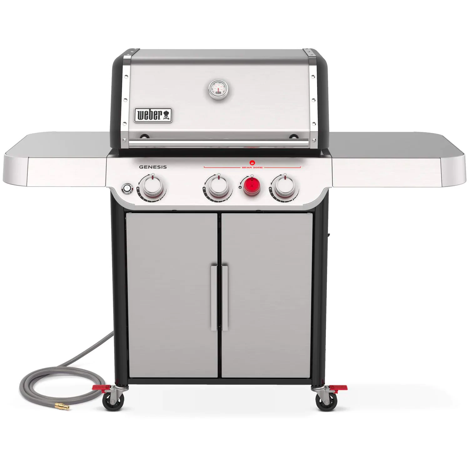 Weber Grills Genesis S-325s Natural Gas Grill With Sear Burner - Stainless Steel 3 Weber Grills Genesis S-325s Natural Gas Grill With Sear Burner - Stainless Steel