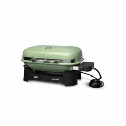 Weber Grills Lumin 1000 Compact 23-Inch 120V Portable Electric Grill - Light Green -BBQDIRECT Shop Weber Grills Lumin 1000 Compact 23 Inch 120V Portable Electric Grill Light Green 2