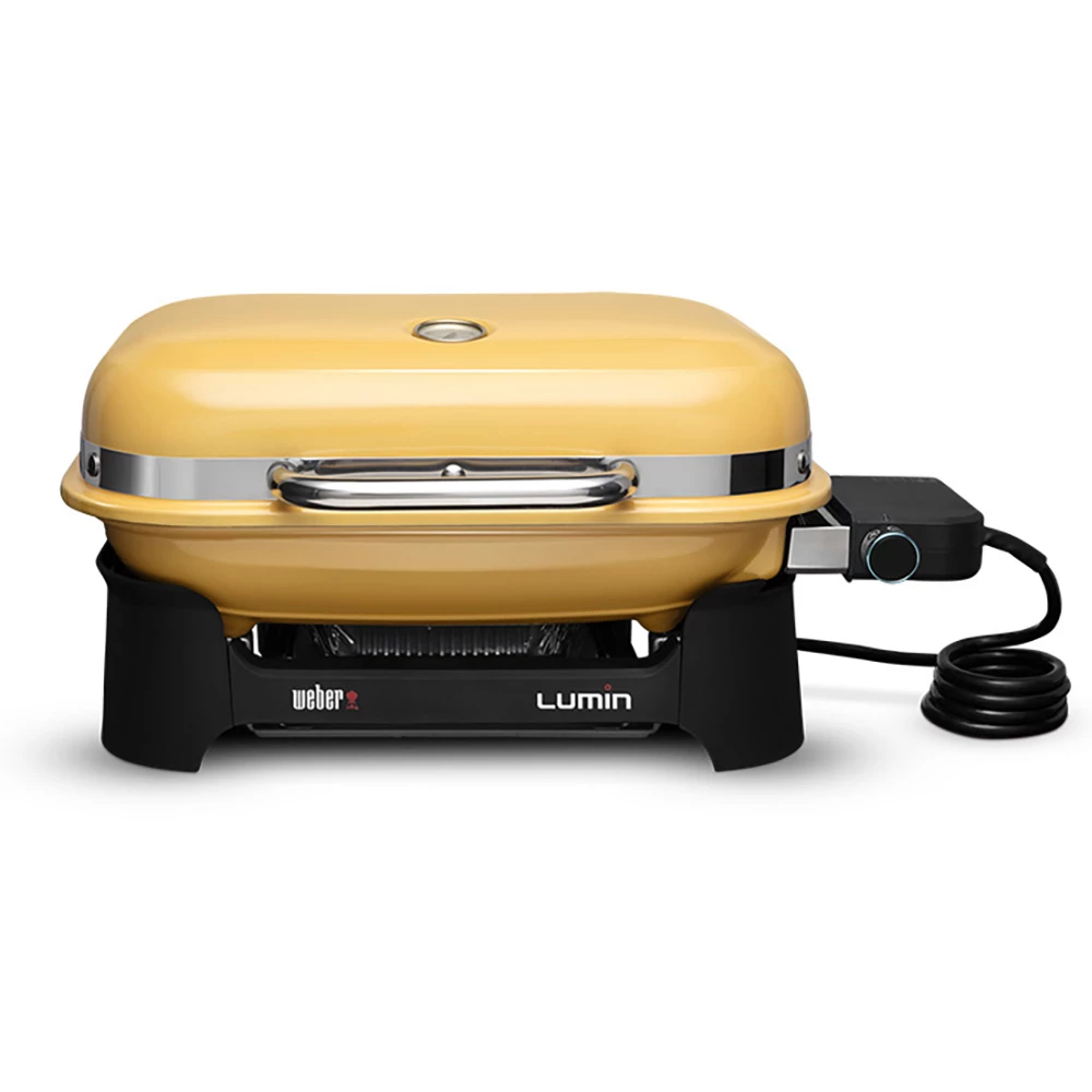 Weber Grills Lumin 1000 Compact 23-Inch 120V Portable Electric Grill - Yellow 3 Weber Grills Lumin 1000 Compact 23-Inch 120V Portable Electric Grill - Yellow