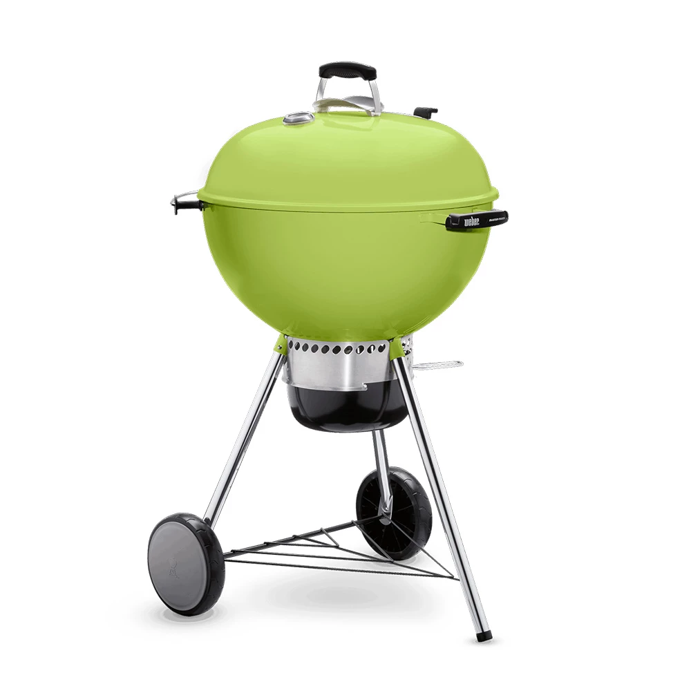 Weber Grills Master Touch 22-Inch Charcoal Grill With Gourmet BBQ System Cooking Grate - Spring Green 4 Weber Grills Master Touch 22-Inch Charcoal Grill With Gourmet BBQ System Cooking Grate - Spring Green - Image 2