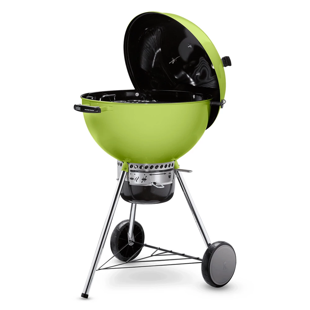 Weber Grills Master Touch 22-Inch Charcoal Grill With Gourmet BBQ System Cooking Grate - Spring Green 6 Weber Grills Master Touch 22-Inch Charcoal Grill With Gourmet BBQ System Cooking Grate - Spring Green - Image 4