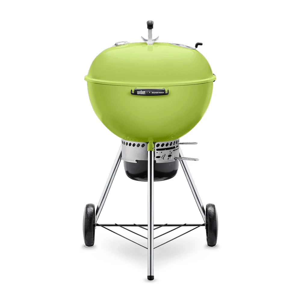 Weber Grills Master Touch 22-Inch Charcoal Grill With Gourmet BBQ System Cooking Grate - Spring Green 3 Weber Grills Master Touch 22-Inch Charcoal Grill With Gourmet BBQ System Cooking Grate - Spring Green