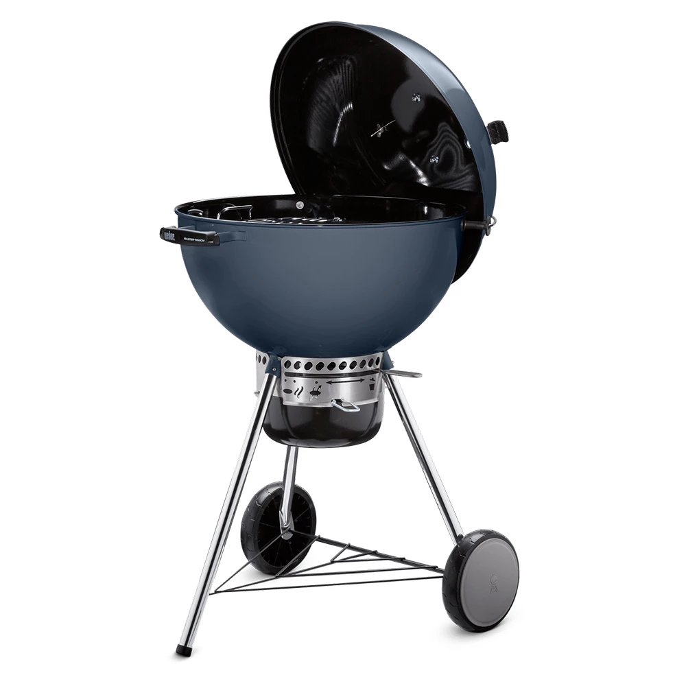 Weber Grills Master Touch 22-Inch Charcoal Grill With Gourmet BBQ System Cooking Grate - Slate Blue 6 Weber Grills Master Touch 22-Inch Charcoal Grill With Gourmet BBQ System Cooking Grate - Slate Blue - Image 4