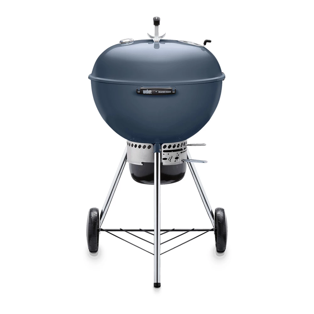 Weber Grills Master Touch 22-Inch Charcoal Grill With Gourmet BBQ System Cooking Grate - Slate Blue 3 Weber Grills Master Touch 22-Inch Charcoal Grill With Gourmet BBQ System Cooking Grate - Slate Blue