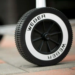 Weber Grills Original Kettle 18-Inch Charcoal Grill - Black -BBQDIRECT Shop Weber Grills Original Kettle 18 Inch Charcoal Grill Black 441001 Casters Wheels