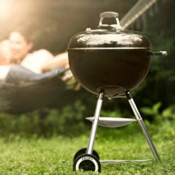 Weber Grills Original Kettle 18-Inch Charcoal Grill - Black -BBQDIRECT Shop Weber Grills Original Kettle 18 Inch Charcoal Grill Black 441001 Lifestyle