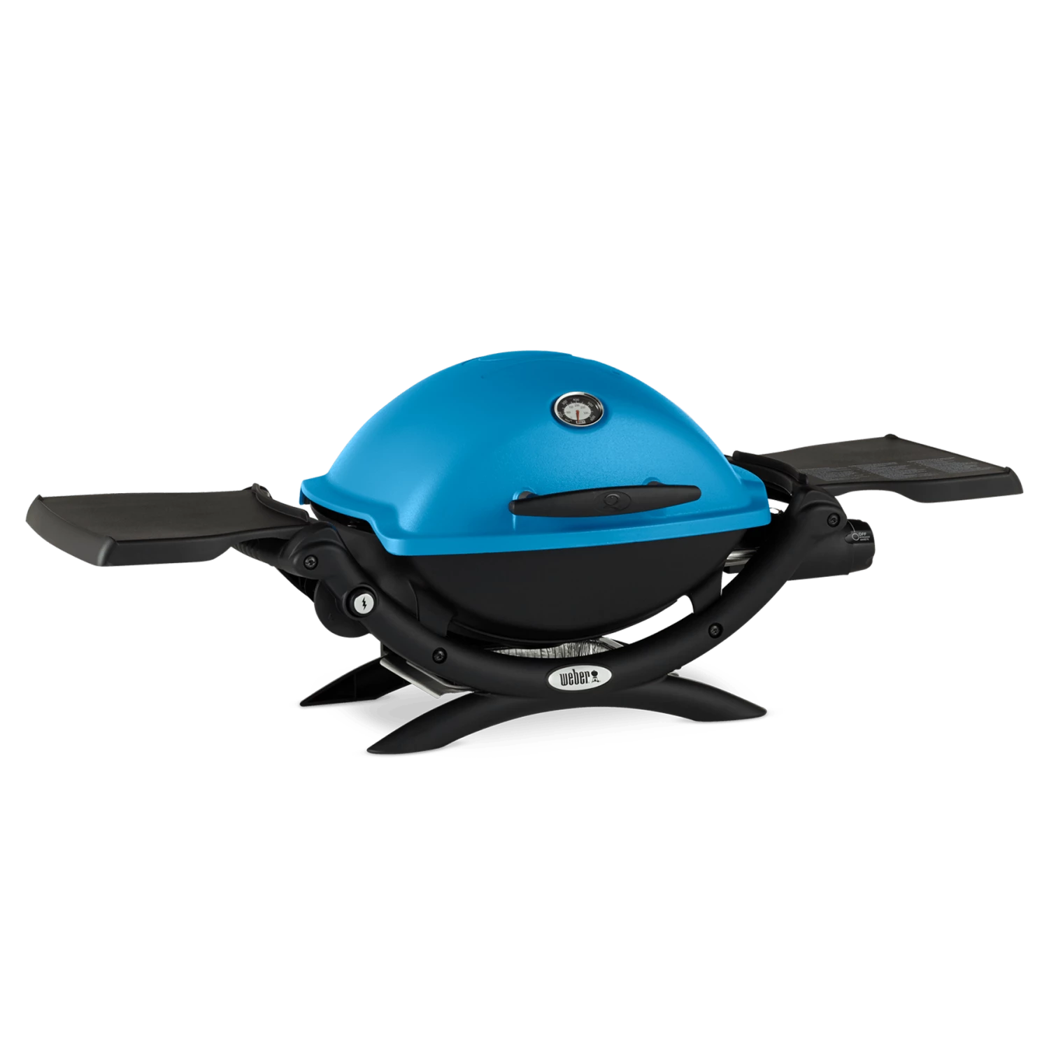 Weber Grills Q 1200 Portable Propane Gas Grill - Blue 6 Weber Grills Q 1200 Portable Propane Gas Grill - Blue - Image 4
