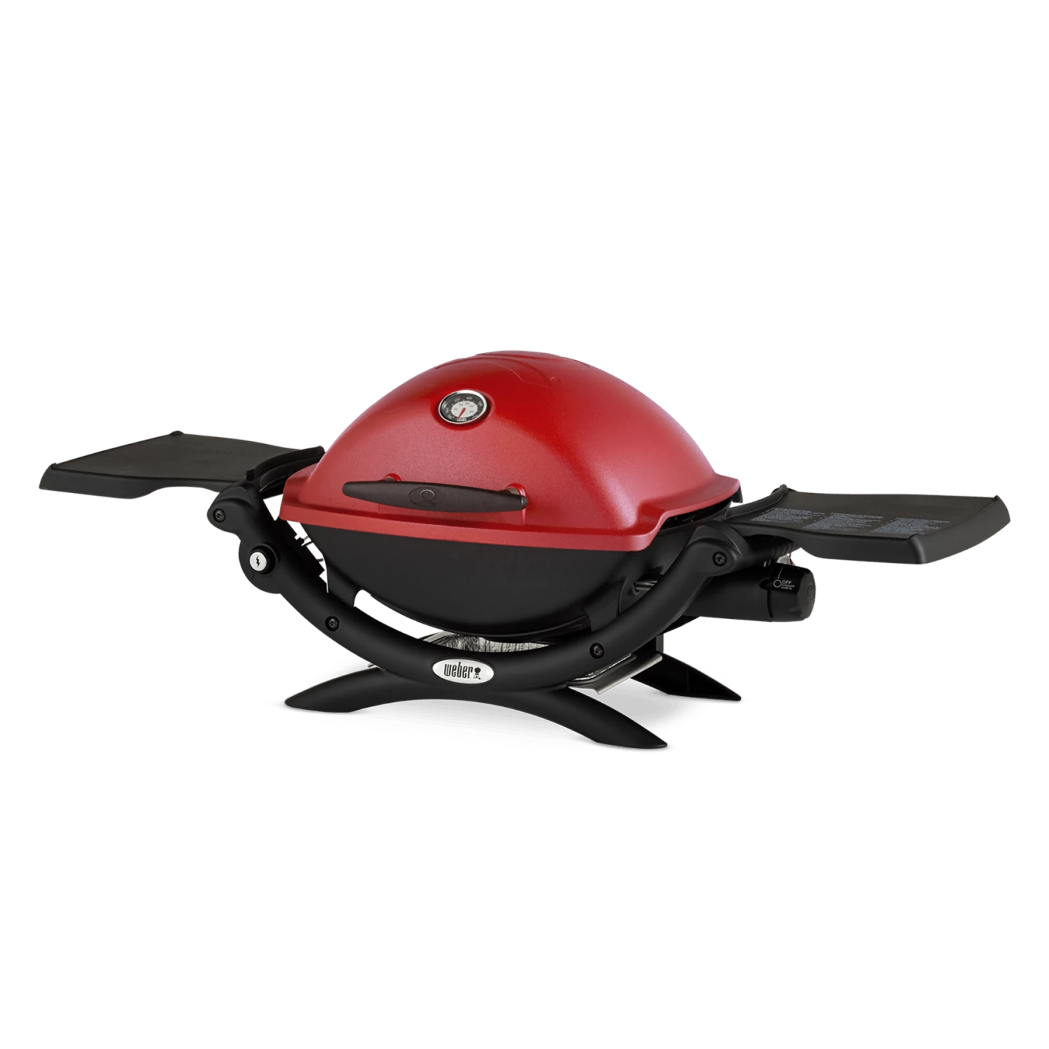 Weber Grills Q 1200 Portable Propane Gas Grill - Red 5 Weber Grills Q 1200 Portable Propane Gas Grill - Red - Image 3