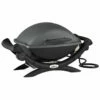 Weber Grills Q 1400 Portable Electric Grill - Dark Gray 2 Weber Grills Q 1400 Portable Electric Grill - Dark Gray -BBQDIRECT Shop Weber Grills Q 1400 Portable Electric Grill Dark Gray 52020001