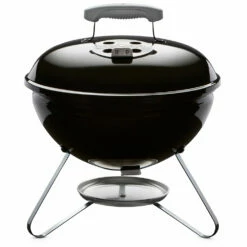 Weber Grills Smokey Joe 14-Inch Portable Charcoal Grill - Black -BBQDIRECT Shop Weber Grills Smokey Joe 14 Inch Portable Charcoal Grill Black 10020 Front View