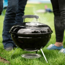 Weber Grills Smokey Joe 14-Inch Portable Charcoal Grill - Black -BBQDIRECT Shop Weber Grills Smokey Joe 14 Inch Portable Charcoal Grill Black 10020 Lifestyle