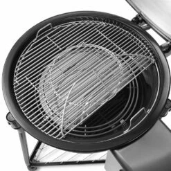 Weber Grills Summit 24-Inch Kamado S6 Charcoal Grill Center -BBQDIRECT Shop Weber Grills Summit 24 Inch Kamado S6 Charcoal Grill Center 18501101 Cooking Grate and Deflector Up