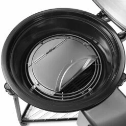 Weber Grills Summit 24-Inch Kamado S6 Charcoal Grill Center -BBQDIRECT Shop Weber Grills Summit 24 Inch Kamado S6 Charcoal Grill Center 18501101 Heat Deflector One Side Up
