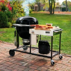 Weber Grills Summit 24-Inch Kamado S6 Charcoal Grill Center -BBQDIRECT Shop Weber Grills Summit 24 Inch Kamado S6 Charcoal Grill Center Updated Lifestyle