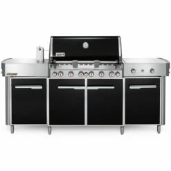 Weber Grills Summit Grill Center Propane Gas Grill With Rotisserie, Sear Burner, And Side Burner - Black