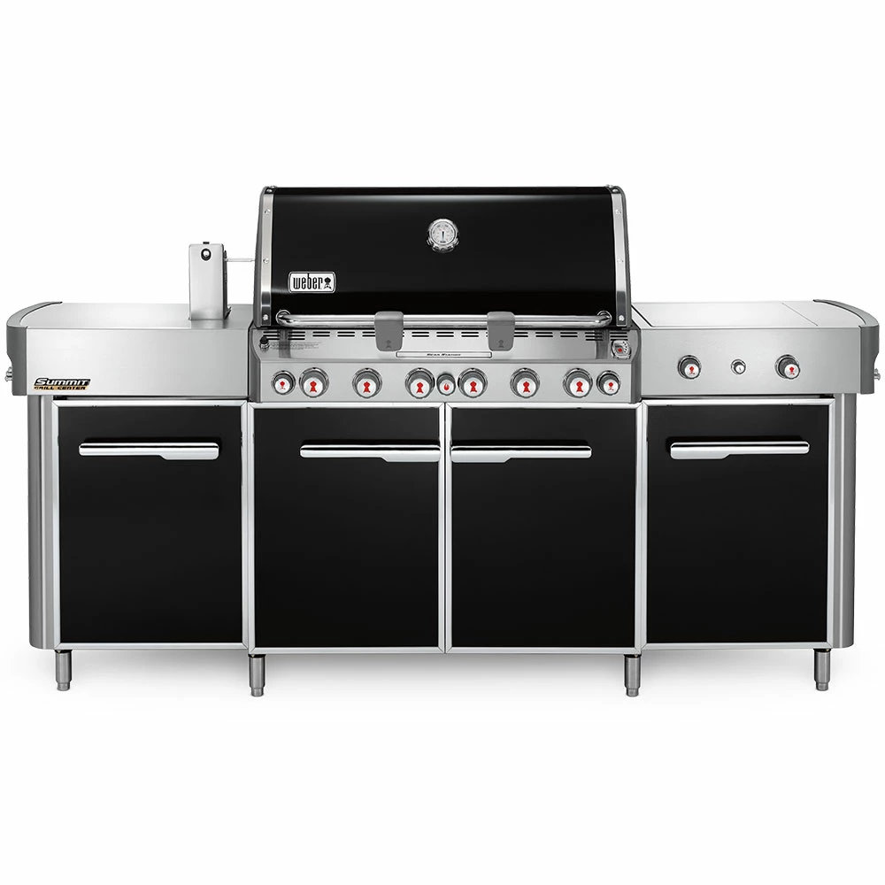 Weber Grills Summit Grill Center Propane Gas Grill With Rotisserie, Sear Burner, And Side Burner - Black 3 Weber Grills Summit Grill Center Propane Gas Grill With Rotisserie, Sear Burner, And Side Burner - Black