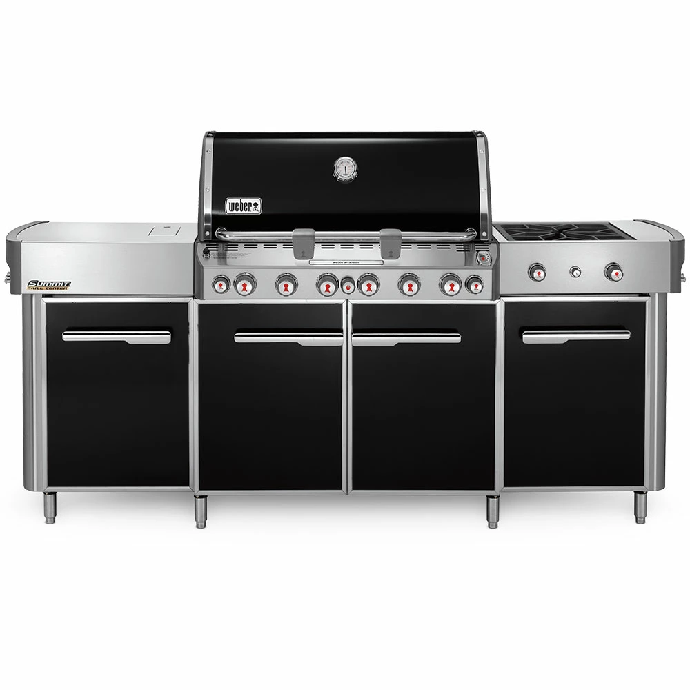 Weber Grills Summit Grill Center Propane Gas Grill With Rotisserie, Sear Burner, And Side Burner - Black 4 Weber Grills Summit Grill Center Propane Gas Grill With Rotisserie, Sear Burner, And Side Burner - Black - Image 2