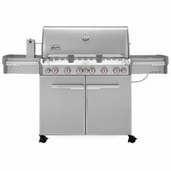 Weber Grills Summit S-670 Propane Gas Grill With Rotisserie, Sear Burner, And Side Burner