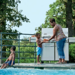 Weber Grills Summit S-670 Propane Gas Grill With Rotisserie, Sear Burner, And Side Burner -BBQDIRECT Shop Weber Grills Summit S 670 Propane Gas Grill with Rotisserie Sear Burner and Side Burner 7370001 Lifestyle