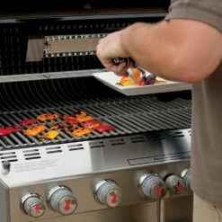 Weber Grills Summit S-670 Propane Gas Grill With Rotisserie, Sear Burner, And Side Burner -BBQDIRECT Shop Weber Grills Summit S 670 Propane Gas Grill with Rotisserie Sear Burner and Side Burner 7370001 Lifestyle Cooking