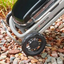Weber Grills Traveler Portable Propane Gas Grill - Black 18 Weber Grills Traveler Portable Propane Gas Grill - Black -BBQDIRECT Shop Weber Grills Traveler Portable Propane Gas Grill Black 9010001 Wheels Lifestyle