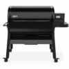 Weber Grills SmokeFire EPX6 Stealth Edition 36-Inch Wi-Fi Enabled Wood Fired Pellet Grill -BBQDIRECT Shop Weber SmokeFire EPX6 STEALTH front view