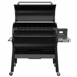Weber Grills SmokeFire EX6 36-Inch Wi-Fi Enabled Wood Fired Pellet Grill - 2nd Generation 19 Weber Grills SmokeFire EX6 36-Inch Wi-Fi Enabled Wood Fired Pellet Grill - 2nd Generation -BBQDIRECT Shop Weber SmokeFire EX6 36 Inch Wi Fi Enabled Wood Fired Pellet Grill 2nd Generation 23510201 Front View Open