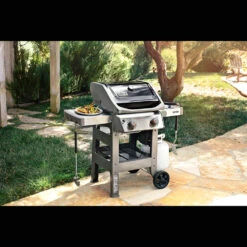 Weber Grills Spirit II E-210 Freestanding Propane Gas Grill - Black -BBQDIRECT Shop Weber Spirit II E 210 44010001 outside