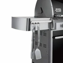 Weber Grills Summit E-470 Propane Gas Grill With Rotisserie, Sear Burner & Side Burner - Black -BBQDIRECT Shop Weber Summit E 470 stool hooks
