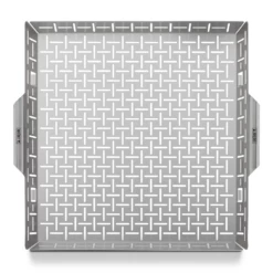 Weber Grills Crafted Roasting Basket 6 Weber Grills Crafted Roasting Basket -BBQDIRECT Shop Weber crafted roasting basket overhead view