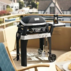 Weber Grills Pulse 2000 Electric Grill - Black 18 Weber Grills Pulse 2000 Electric Grill - Black -BBQDIRECT Shop Weber pulse 200 lifestyle