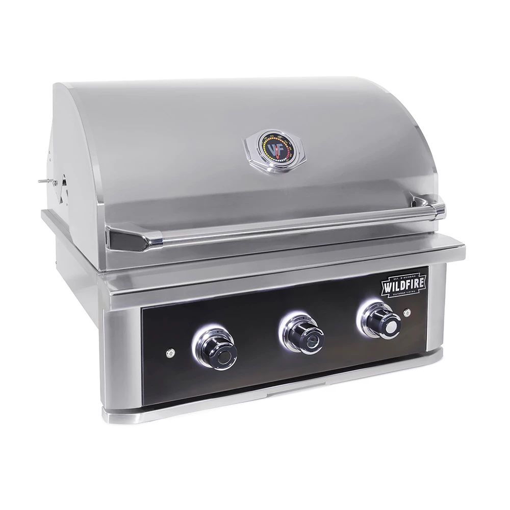Wildfire Ranch Pro 30-Inch Black 304 Stainless Steel Built-In Propane Gas Grill 3 Wildfire Ranch Pro 30-Inch Black 304 Stainless Steel Built-In Propane Gas Grill