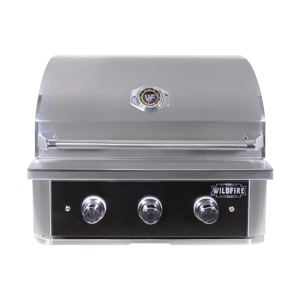 Wildfire Ranch Pro 30-Inch Black 304 Stainless Steel Built-In Propane Gas Grill 4 Wildfire Ranch Pro 30-Inch Black 304 Stainless Steel Built-In Propane Gas Grill - Image 2